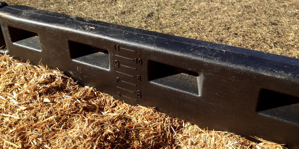 12" Plastic border
