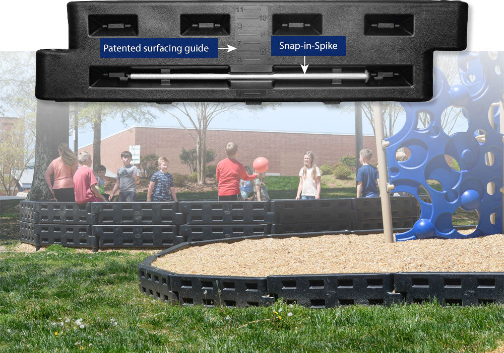 12" Plastic border