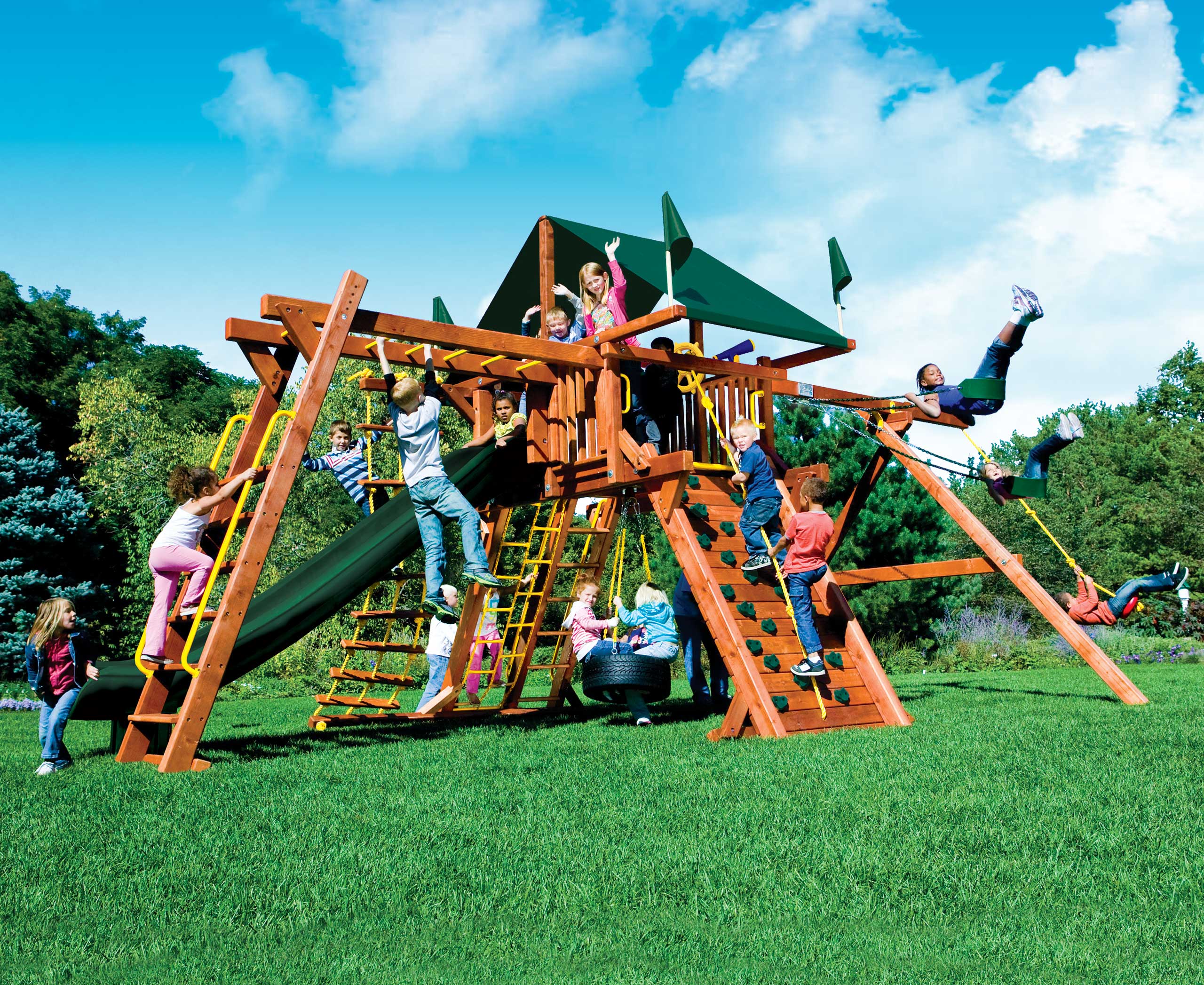 Monster Castle Pkg III Forest Green & Loaded (21E)
