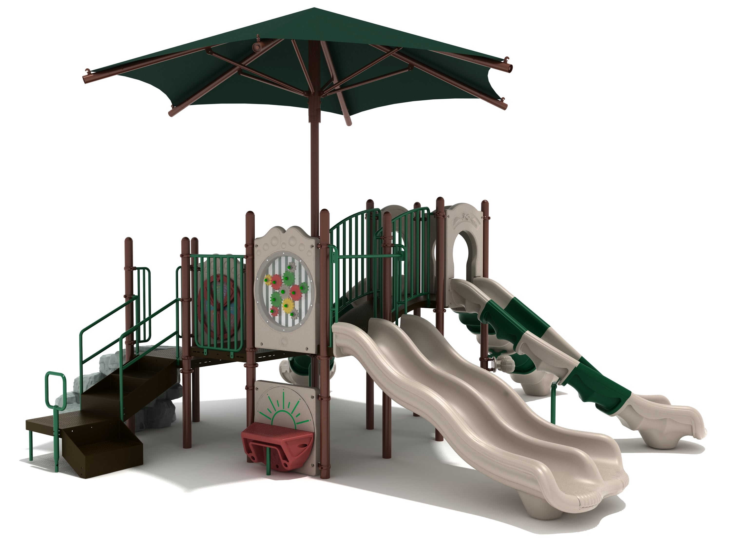Poplar Bluff Commercial Steel Play System - INSTALLED