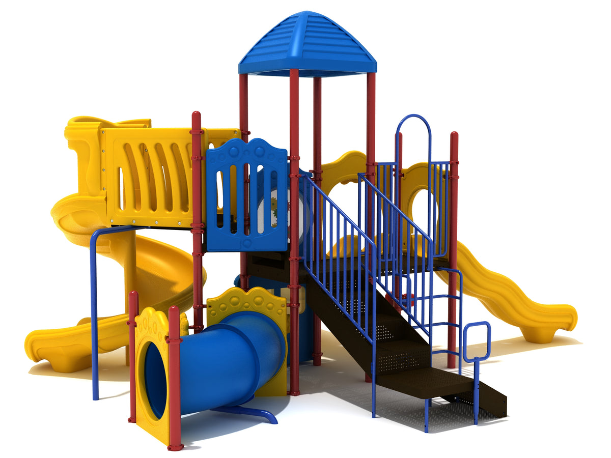Hanauma Bay Commercial Steel Play System - INSTALLED