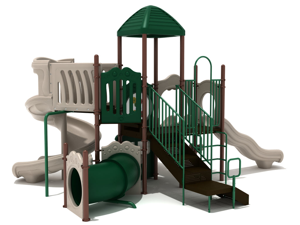 Hanauma Bay Commercial Steel Play System - INSTALLED