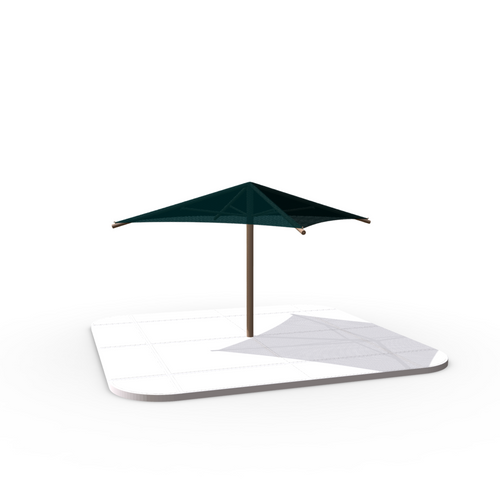 12' x 12' Square Umbrella Shade structure- Installed
