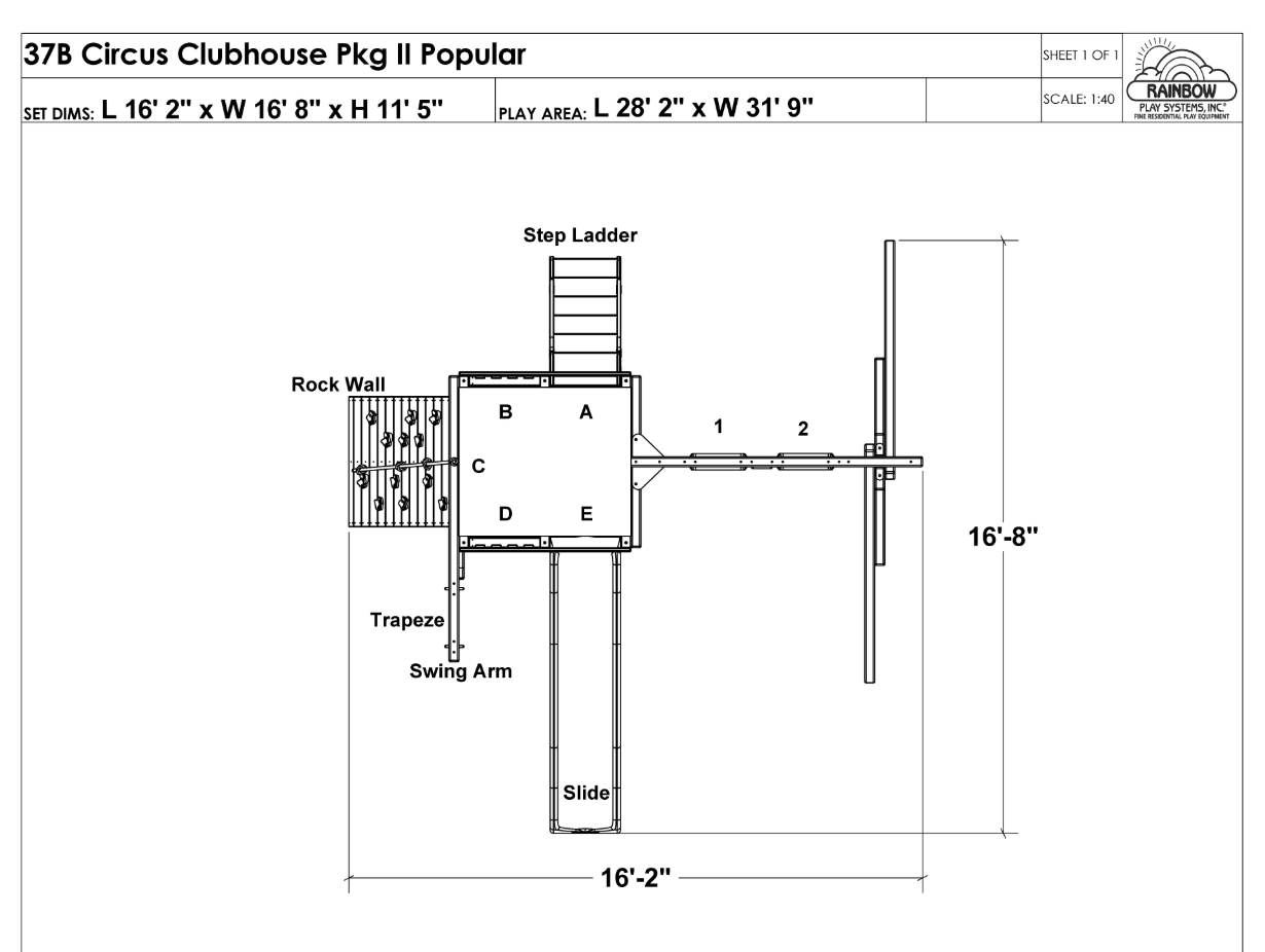 Circus Clubhouse Pkg II Popular (29B)- Reg Sale Price $4099