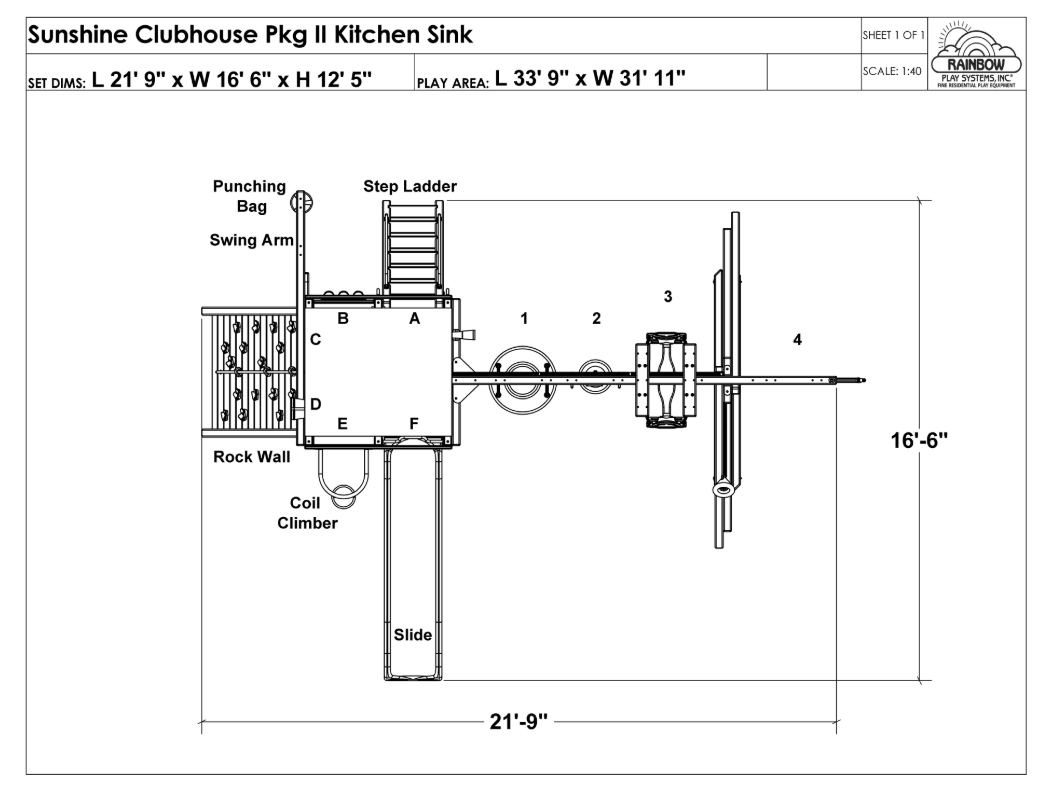 Sunshine Club Pkg II Kitchen Sink (33E)- Reg Sale Price $8049