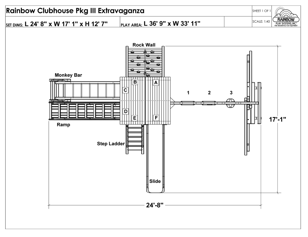 Rainbow Clubhouse Pkg III Extravaganza (37E)