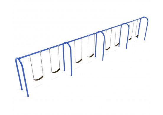 8 Position Commercial Steel Swing Beam - Installed