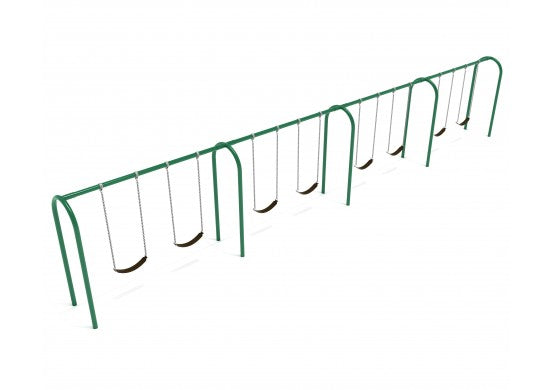 8 Position Commercial Steel Swing Beam - Installed