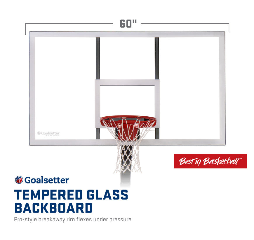Launch - 60" In-Ground Basketball Goal