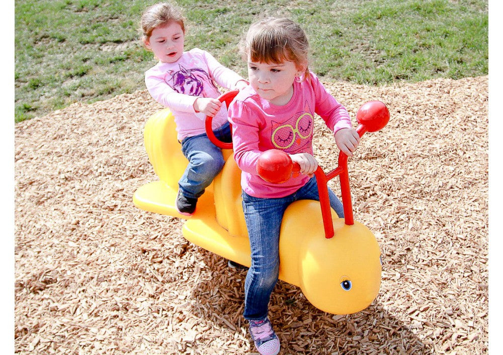 Bumble Bee Spring Bouncer- Installed