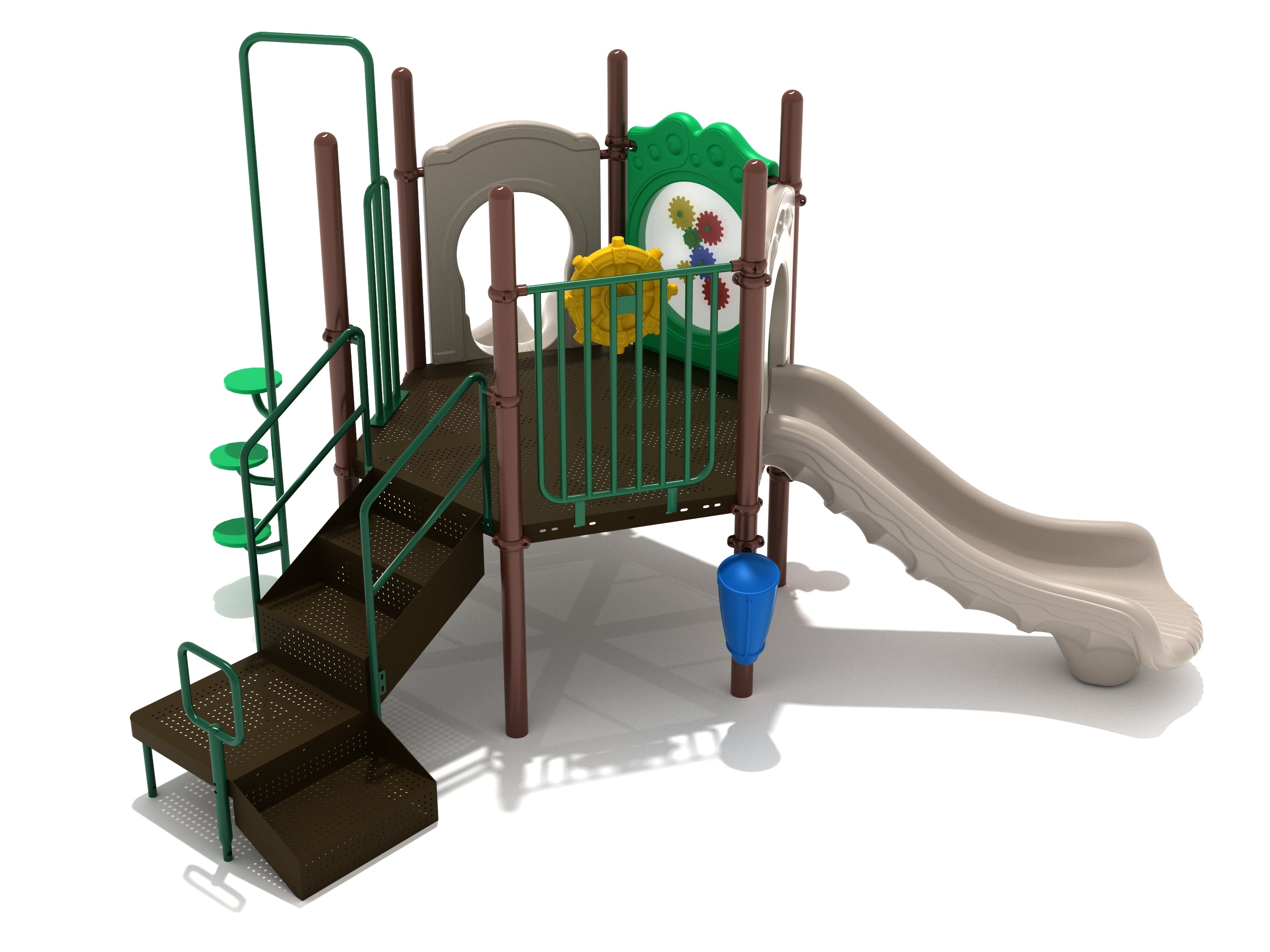 Bongo Base Commercial Steel Play System - INSTALLED