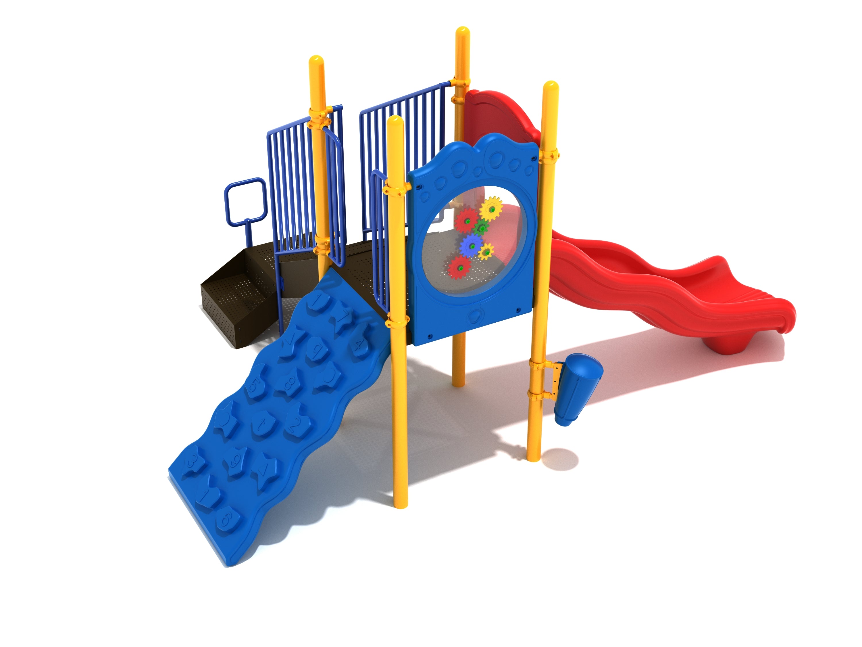 The Basics Commercial Steel Play System - INSTALLED