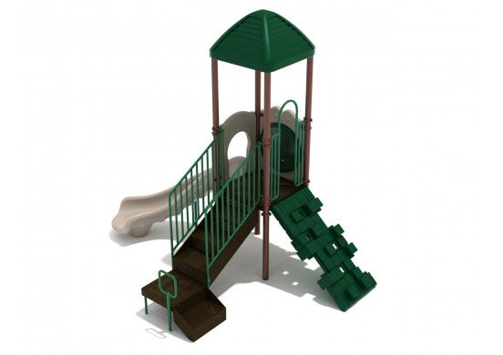 Pixelated Commercial Steel Play System - INSTALLED