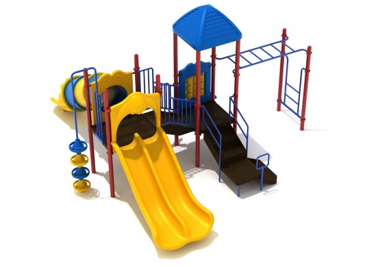 Split Decision Commercial Steel Play System - INSTALLED